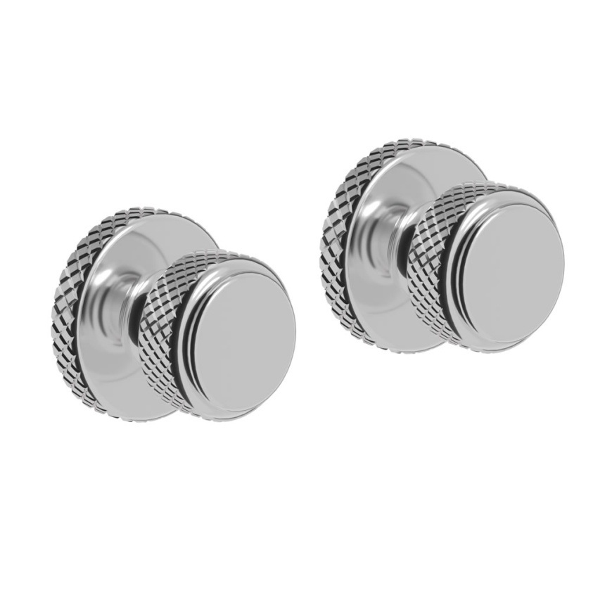 Burlington Guild Chrome Knob Handles (Pair)